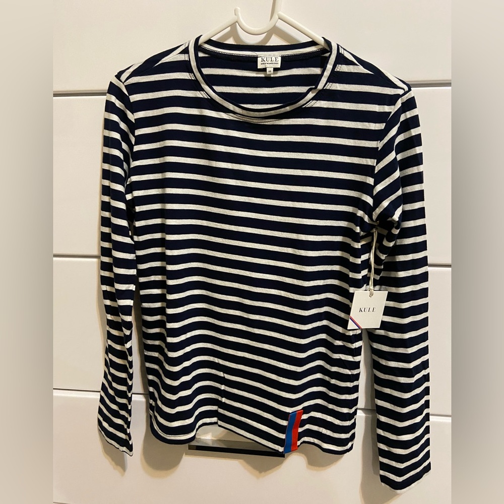 KULE The modern long navy & cream